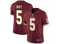 Men's Limited Tress Way #5 Nike Burgundy Red Home Jersey - NFL Washington Redskins Vapor Untouchable