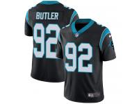 Men's Limited Vernon Butler #92 Nike Black Home Jersey - NFL Carolina Panthers Vapor Untouchable