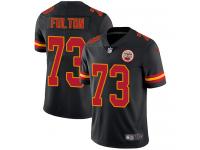 Men's Limited Zach Fulton #73 Nike Black Jersey - NFL Kansas City Chiefs Rush