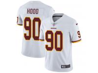 Men's Limited Ziggy Hood #90 Nike White Road Jersey - NFL Washington Redskins Vapor Untouchable