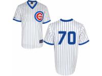 Men's Majestic Chicago Cubs #70 Joe Maddon White 1988 Turn Back The Clock Cool Base MLB Jersey