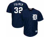 Men's Majestic Detroit Tigers #32 Michael Fulmer Navy Blue Alternate Cool Base MLB Jersey