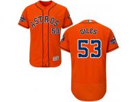 Men's Majestic Houston Astros #53 Ken Giles Authentic Orange Alternate 2017 World Series Champions Flex Base MLB Jersey