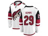 Men's Mario Kempe Breakaway White Away NHL Jersey Arizona Coyotes #29