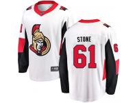 Men's Mark Stone Breakaway White Jersey NHL Ottawa Senators #61 Away