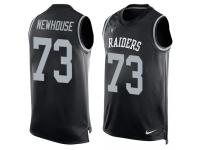 Men's Marshall Newhouse #73 Nike Black Jersey - NFL Oakland Raiders Player Name & Number Tank Top