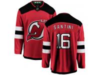 Men's New Jersey Devils #16 Steve Santini Red Home Breakaway NHL Jersey