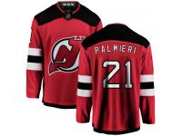 Men's New Jersey Devils #21 Kyle Palmieri Red Home Breakaway NHL Jersey