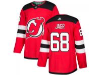 Men's New Jersey Devils #68 Jaromir Jagr adidas Red Authentic Jersey