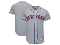 Men's New York Mets Majestic Gray 2018 Mother's Day Road Flex Base Team Jersey