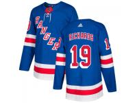 Men's New York Rangers adidas #19 Brad Richards Royal Authentic Jersey