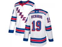 Men's New York Rangers adidas #19 Brad Richards White Authentic Jersey