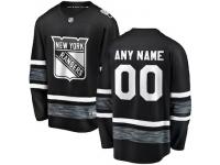 Men's New York Rangers Adidas Black Customized Authentic 2019 All-Star NHL Jersey