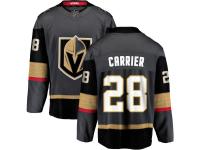 Men's NHL Vegas Golden Knights #28 William Carrier Breakaway Home Jersey Black