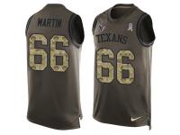 Men's Nick Martin #66 Nike Green Jersey - NFL Houston Texans Salute to Service Tank Top