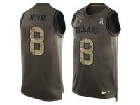 Men's Nick Novak #8 Nike Green Jersey - NFL Houston Texans Salute to Service Tank Top