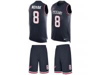 Men's Nick Novak #8 Nike Navy Blue Jersey - NFL Houston Texans Tank Top Suit