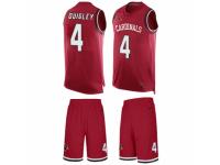 Men's Nike Arizona Cardinals #4 Ryan Quigley Red Tank Top Suit NFL Jersey