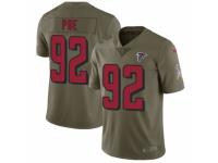 Men's Nike Atlanta Falcons #92 Dontari Poe Limited Olive 2017 Salute to Service NFL Jersey