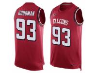 Men's Nike Atlanta Falcons #93 Malliciah Goodman Red Player Name & Number Tank Top NFL Jersey