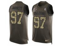 Men's Nike Atlanta Falcons #97 Grady Jarrett Green Salute to Service Tank Top NFL Jersey