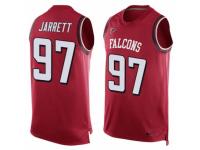 Men's Nike Atlanta Falcons #97 Grady Jarrett Red Player Name & Number Tank Top NFL Jersey