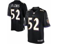 Men's Nike Baltimore Ravens #52 Ray Lewis Limited Black Alternate NFL Jersey