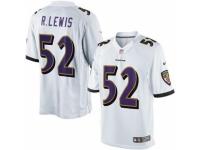 Men's Nike Baltimore Ravens #52 Ray Lewis Limited White NFL Jersey