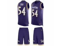 Men's Nike Baltimore Ravens #54 Zach Orr Purple Tank Top Suit NFL Jersey