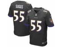 Men's Nike Baltimore Ravens #55 Terrell Suggs New Elite Black Alternate NFL Jersey
