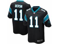 Men's Nike Carolina Panthers #11 Brenton Bersin Game Black Team Color NFL Jersey