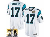Men's Nike Carolina Panthers #17 Devin Funchess Limited White Super Bowl L NFL Jersey
