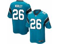 Men's Nike Carolina Panthers #26 Daryl Worley Game Blue Alternate NFL Jersey