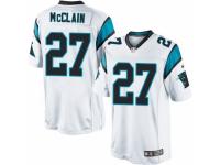 Men's Nike Carolina Panthers #27 Robert McClain Limited White NFL Jersey
