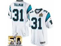 Men's Nike Carolina Panthers #31 Charles Tillman Limited White Super Bowl L NFL Jersey