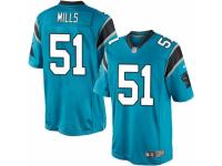 Men's Nike Carolina Panthers #51 Sam Mills Limited Blue Alternate NFL Jersey