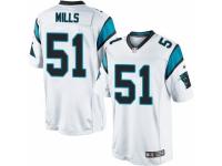 Men's Nike Carolina Panthers #51 Sam Mills Limited White NFL Jersey