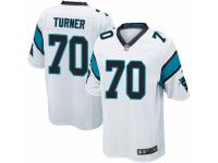 Men's Nike Carolina Panthers #70 Trai Turner Game White NFL Jersey