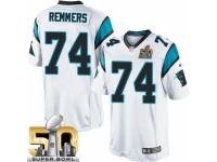 Men's Nike Carolina Panthers #74 Mike Remmers Limited White Super Bowl L NFL Jersey