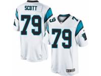 Men's Nike Carolina Panthers #79 Chris Scott Limited White NFL Jersey