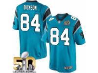 Men's Nike Carolina Panthers #84 Ed Dickson Limited Blue Alternate Super Bowl L NFL Jersey