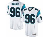 Men's Nike Carolina Panthers #96 Wes Horton Limited White NFL Jersey