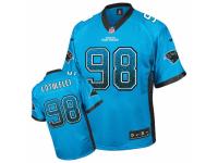 Men's Nike Carolina Panthers #98 Star Lotulelei Limited Blue Drift Fashion NFL Jersey