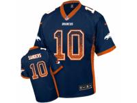 Men's Nike Denver Broncos #10 Emmanuel Sanders Limited Navy Blue Drift Fashion NFL Jersey