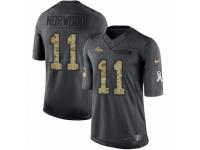 Men's Nike Denver Broncos #11 Jordan Norwood Limited Black 2016 Salute to Service NFL Jersey