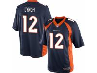 Men's Nike Denver Broncos #12 Paxton Lynch Limited Navy Blue Alternate NFL Jersey