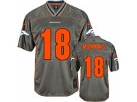 Men's Nike Denver Broncos #18 Peyton Manning Limited Grey Vapor NFL Jersey