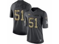 Men's Nike Denver Broncos #51 Todd Davis Limited Black 2016 Salute to Service NFL Jersey