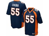 Men's Nike Denver Broncos #55 Bradley Chubb Game Navy Blue Alternate NFL Jersey