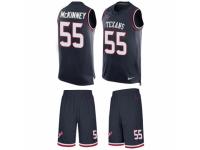 Men's Nike Houston Texans #55 Benardrick McKinney Navy Blue Tank Top Suit NFL Jersey